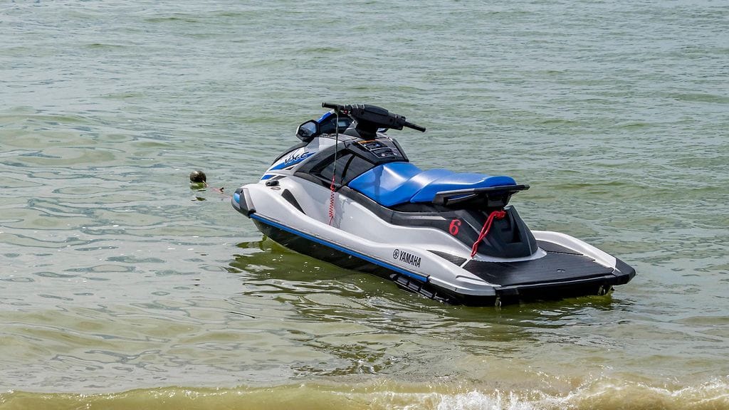 Kuvituskuva vesiskootterista.