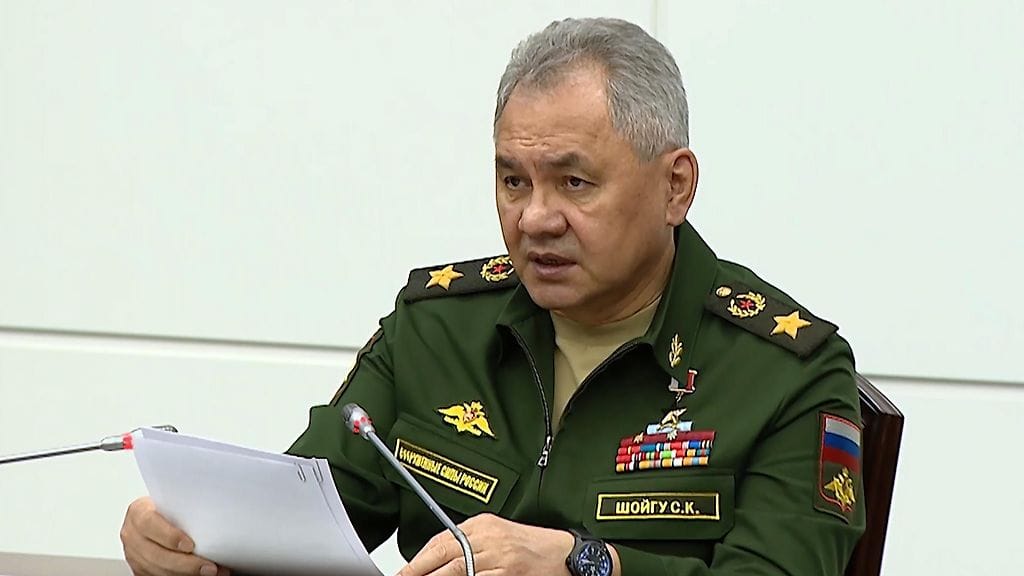Puolustusministeri Sergei Shoigu kesäkuussa.