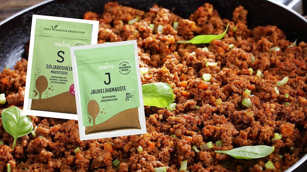 Onko Meiran Jauhelihamausteessa ja Soijarouheen mausteseoksessa oikeasti mitään eroa?