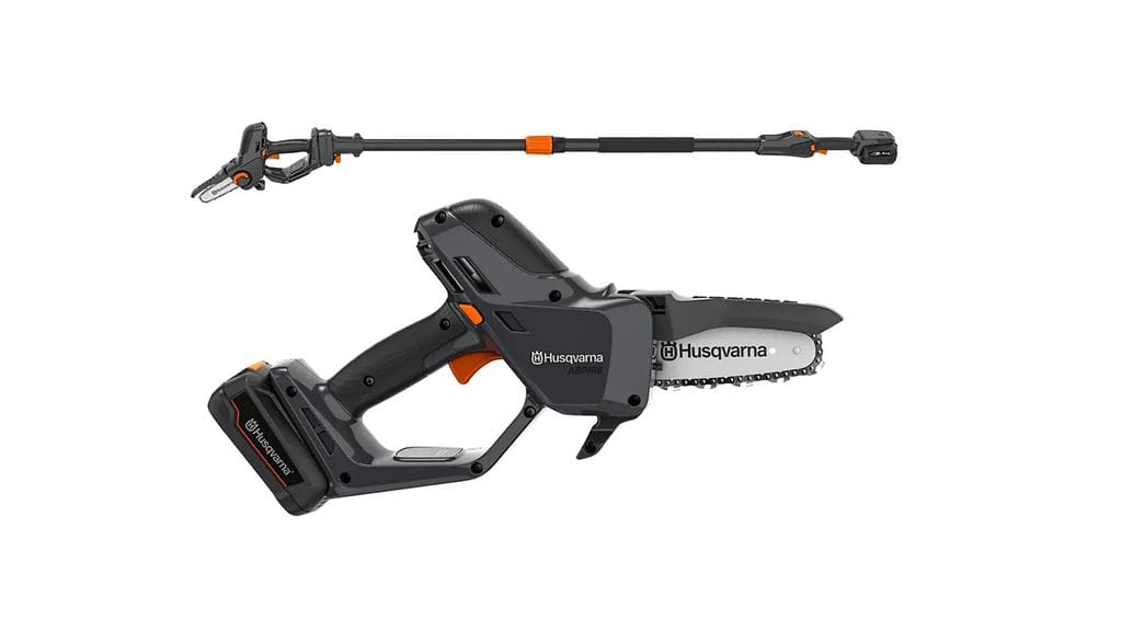 Takaisinvedettävät sahamallit ovat P5-P4A (puutarhasaha) sekä PE5-P4A (puutarhasaha + jatkovarsi).