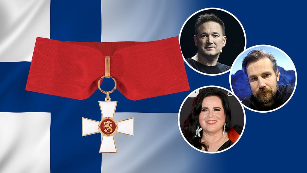 Muun muassa Ilkka Paananen, Mikko Kodisoja ja Kaija Koo saivat tänä vuonna arvomerkit.