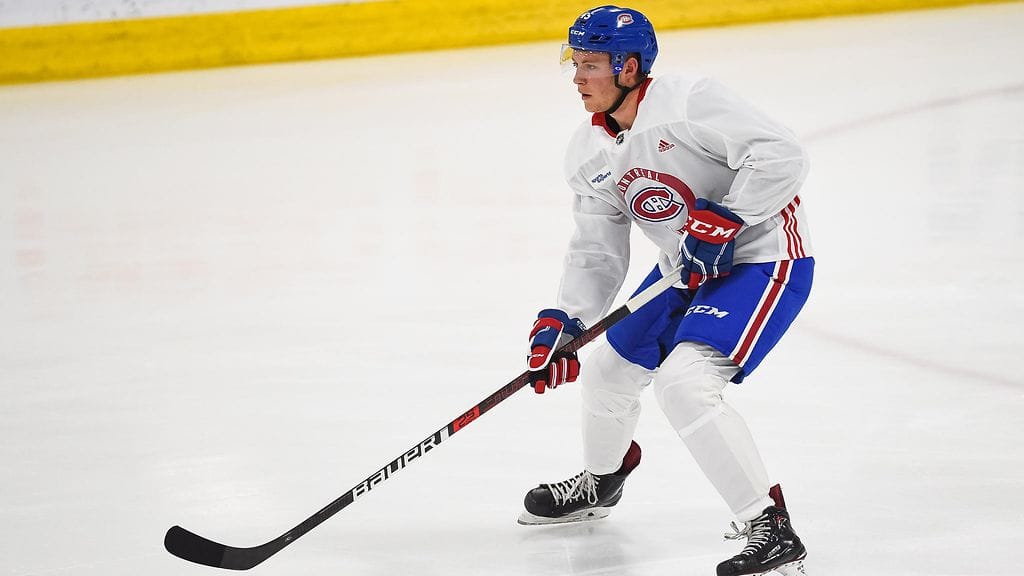 Vincent Marleau NHL-seura Montreal Canadiensin kehitysleirillä kesällä 2019.