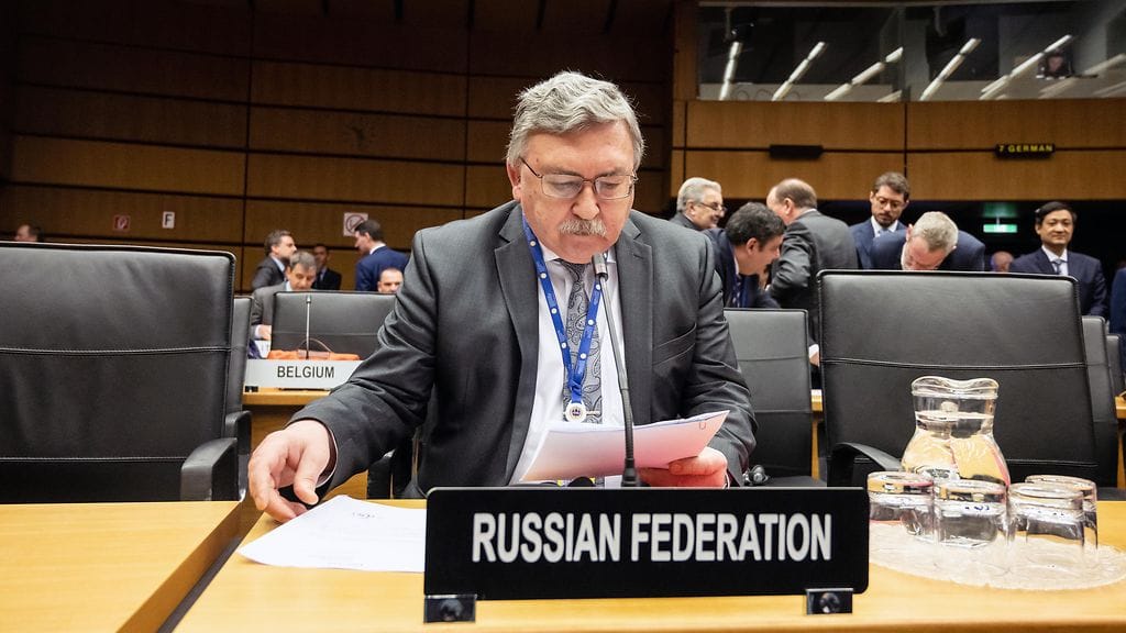 AOP Mikhail Ulyanov edustaa Venäjää Wienin kansainvälisissä järjestöissä.