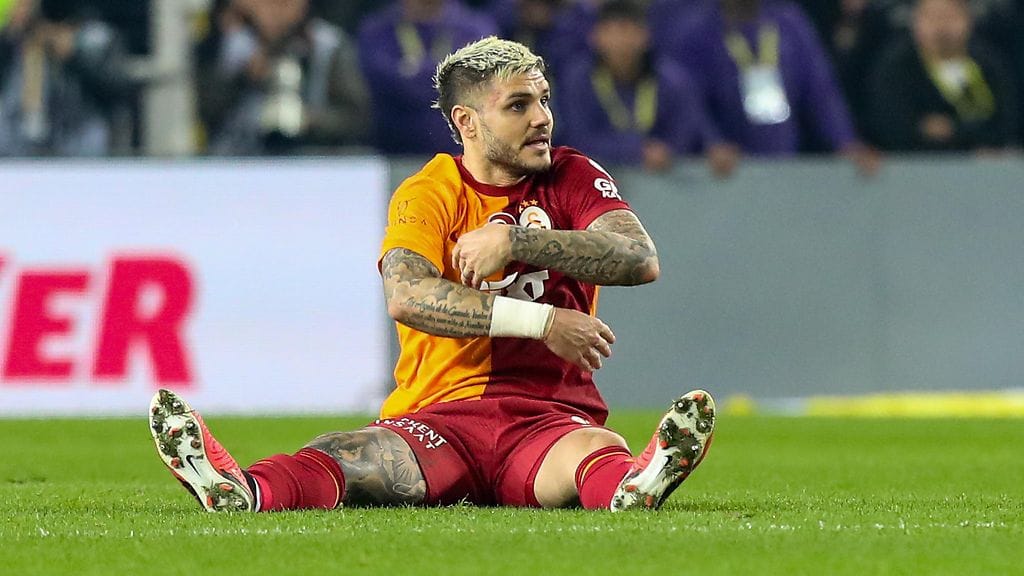 Mauro Icardi pelaa Galatasarayssa.