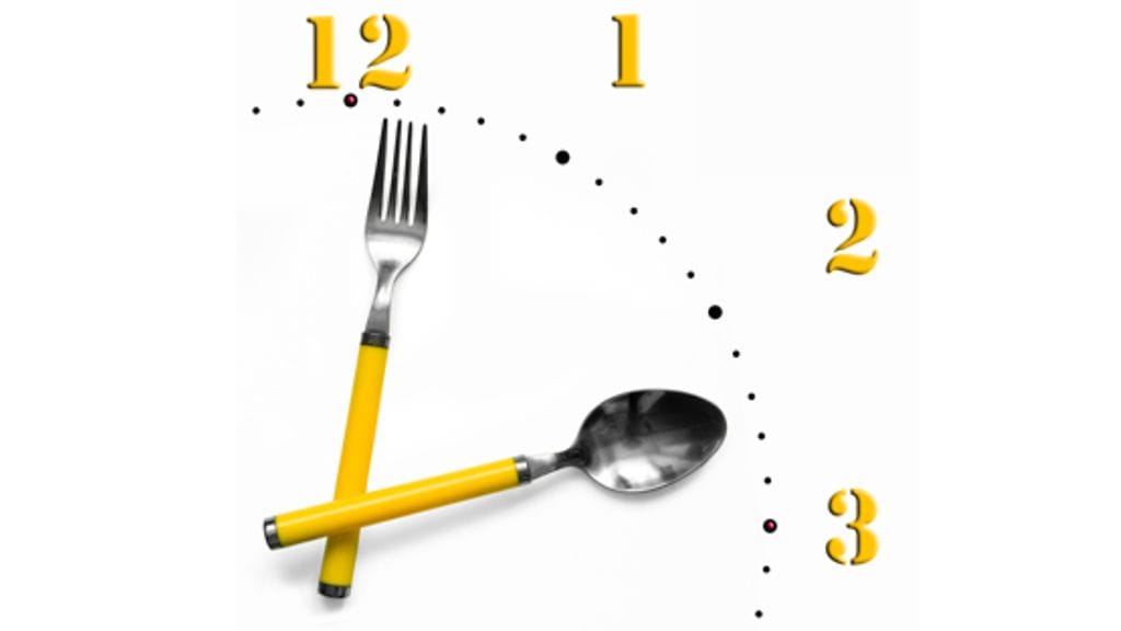 Säännölliset ruoka-ajat ovat avain terveyteen.