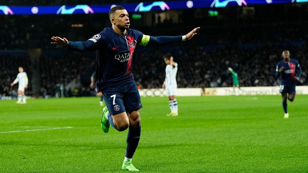 Kylian Mbappen maali sai verkon irtoamaan - PSG marssimassa kohti puolivälieriä