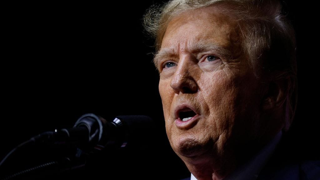 Republikaanien presidenttiehdokas ja Yhdysvaltain entinen presidentti Donald Trump kampanjatilaisuudessa Forum River Centerissä 09. maaliskuuta 2024 Georgiassa. Kuvituskuva. LEHTIKUVA / AFP, AFP / LEHTIKUVA / CHIP SOMODEVILLA