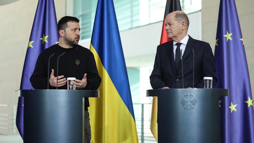 Ukrainan presidentti Volodymyr Zelenskyi ja Saksan liittokansleri Olaf Scholz tapasivat viime viikolla Berliinissä