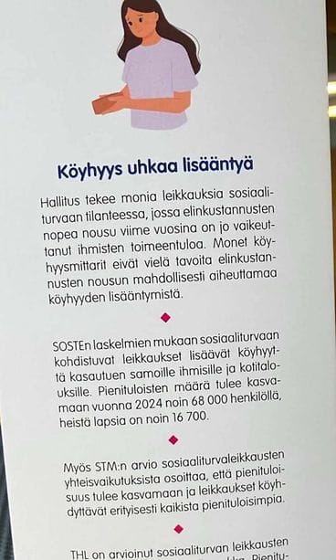 Esite eduskunnassa 24.4.