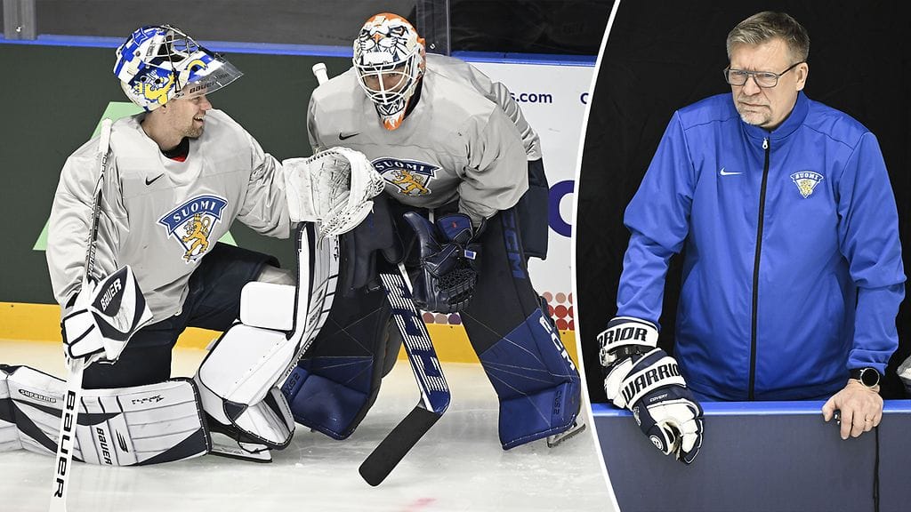 Harri Säteri ja Emil Larmi kilvoittelevat peliajasta Jukka Jalosen Leijonissa.