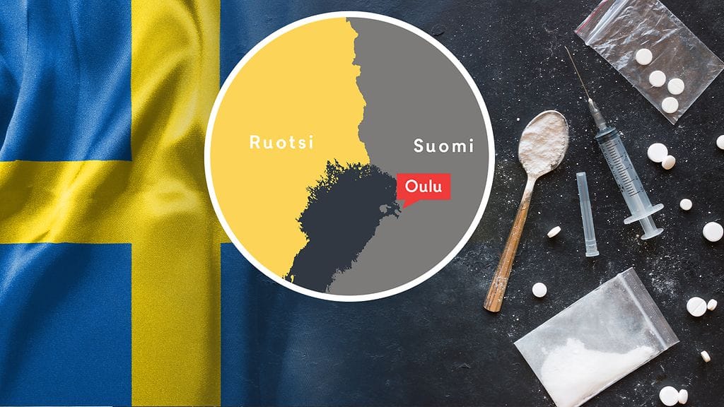Oulu on yksi keskeisimmistä Suomeen suuntautuvan huumekaupan väylistä.