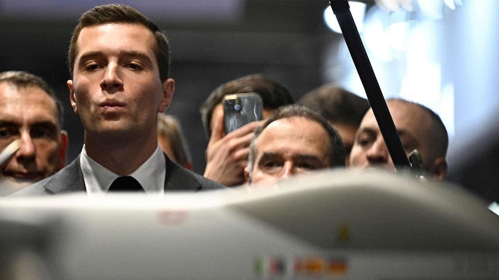 Kansallisen liittouman Jordan Bardella.