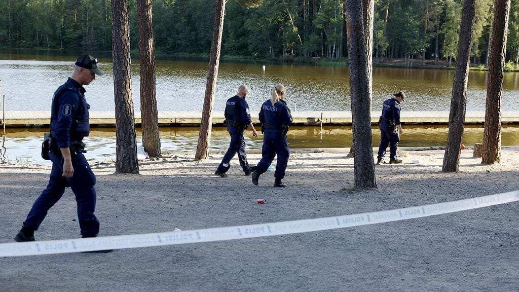 Poliisi oli paikalla Kuusijärvellä perjantai-iltana.