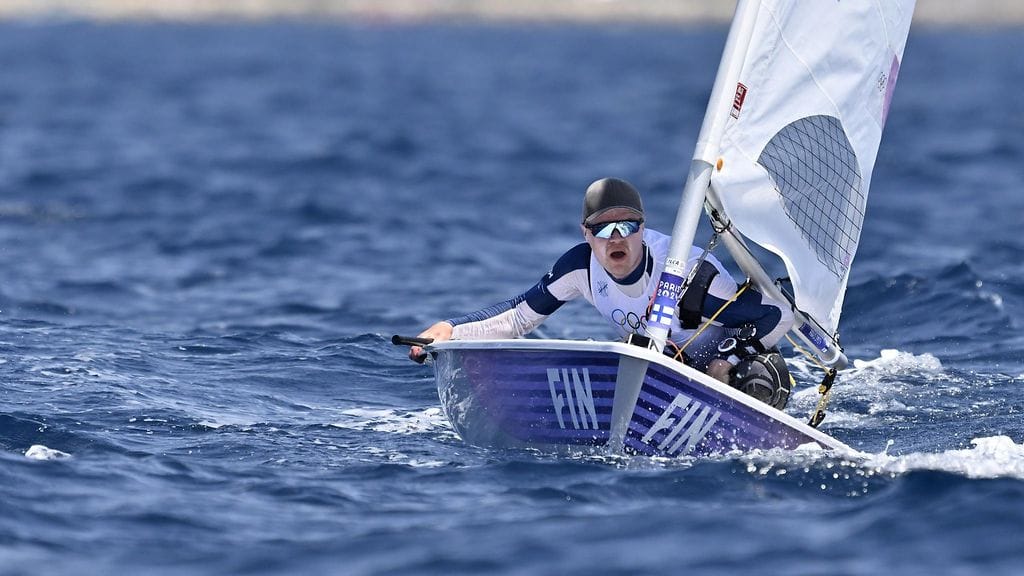 Kaarle Tapper ehti purjehtia olympialaisissa neljä lähtöä.