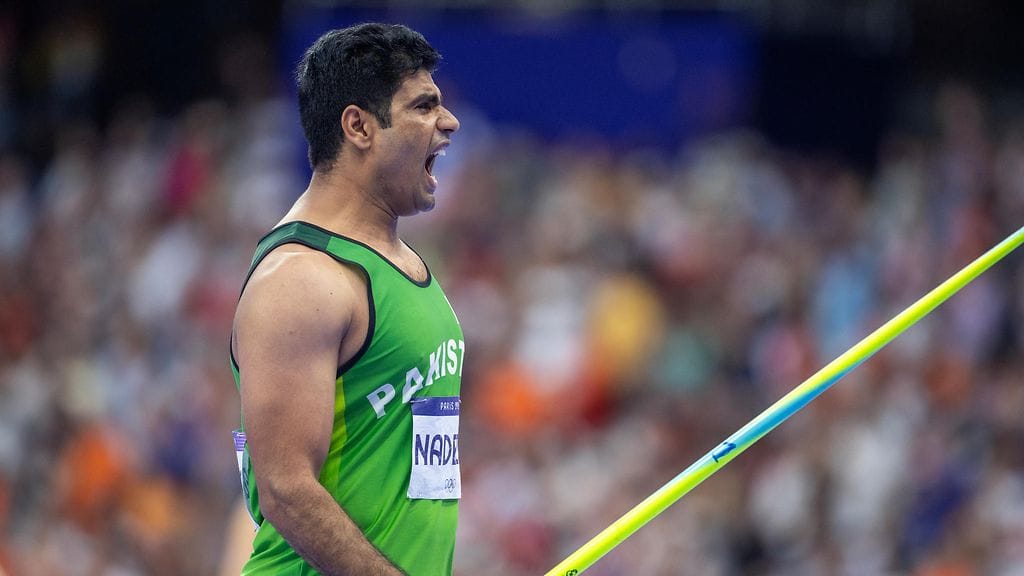 Arshad Nadeem paiskasi keihästä olympiaennätyksen verran.
