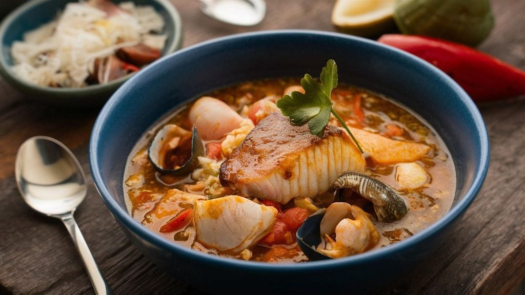 Bouillabaisse on ranskalainen kalakeitto.