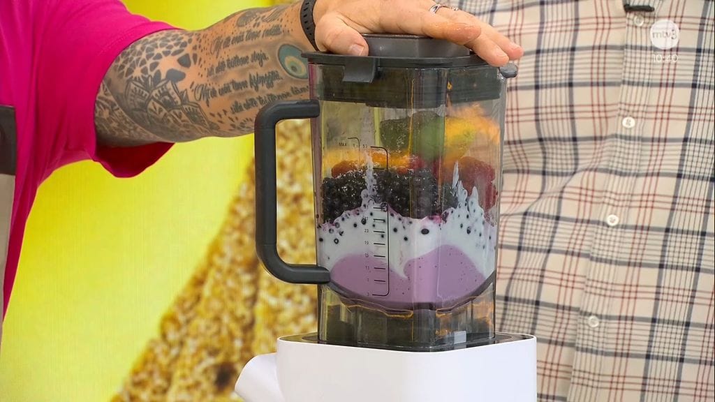 Supermarjasmoothie valmistuu hetkessä!