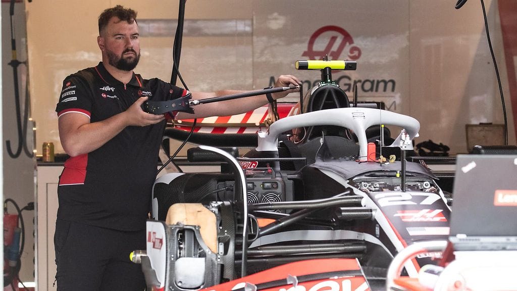 Haasin F1-varikolla on tapahtunut Zandvoortissa.