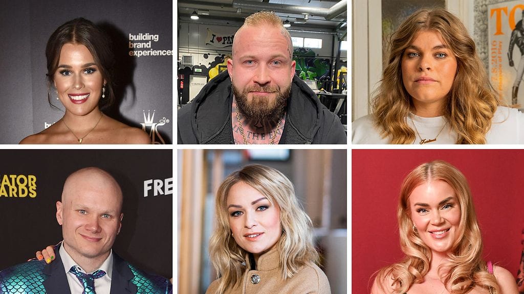 Vaikuttajista ainoastaan Lauri Vuohensilta (vasen alanurkka) vastasi Finnwatchille.