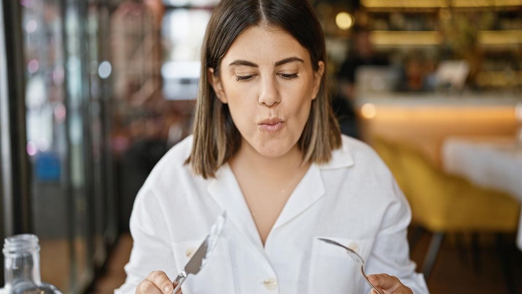 Ruoka kannattaa pureskella hyvin.