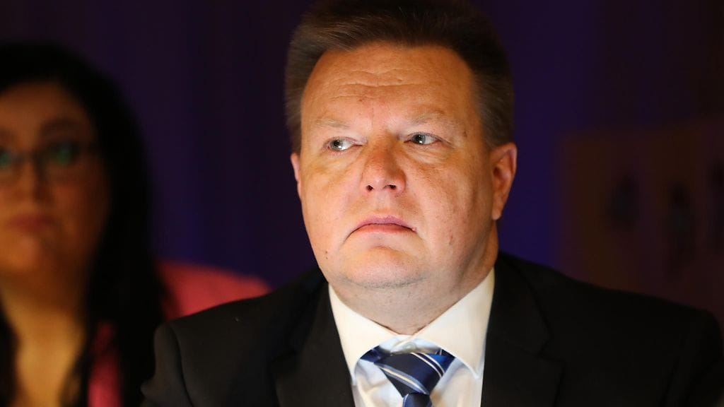 Harri Nummela toimi Jääkiekkoliiton puheenjohtajana vuosina 2016-2023. Kuva vuodelta 2022.