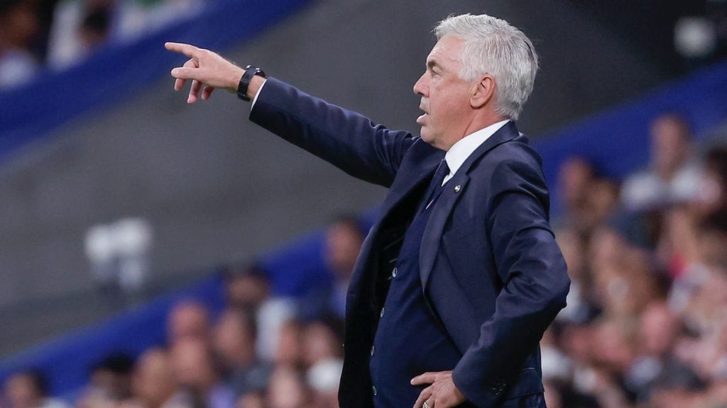 Real Madridin manageri Carlo Ancelotti.