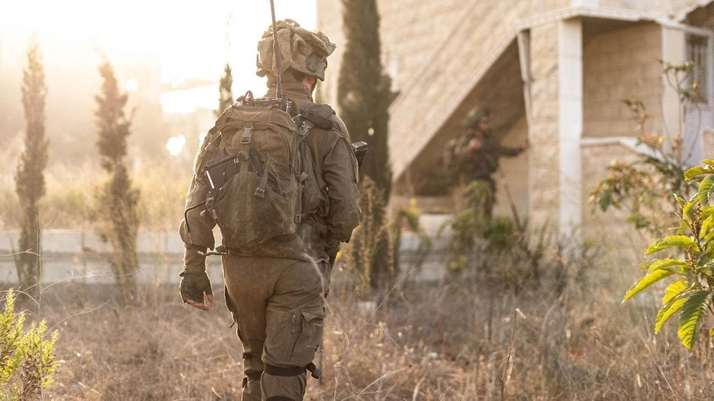 Israelin sotilaita Libanonissa.