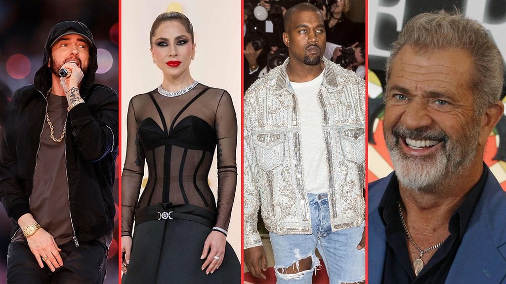 Eminem, Lady Gaga, Kanye West ja Mel Gibson ovat kertoneet julkisesti, kannattavatko Kamala Harrisia vai Donald Trumpia Yhdysvaltain presidentivaaleissa 2024.