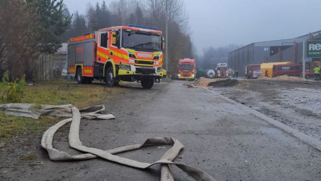 Tampereen Ruskon jätteenkäsittelylaitoksella syttyi viime kuussa kolme tulipaloa.