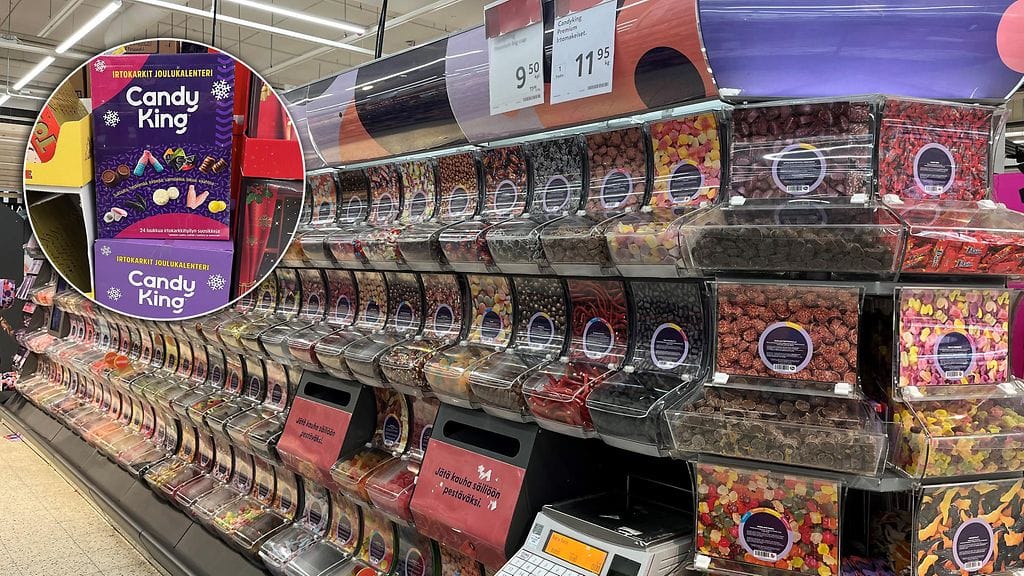 Irtokarkkijoulukalenteri on tämän kauden hitti.