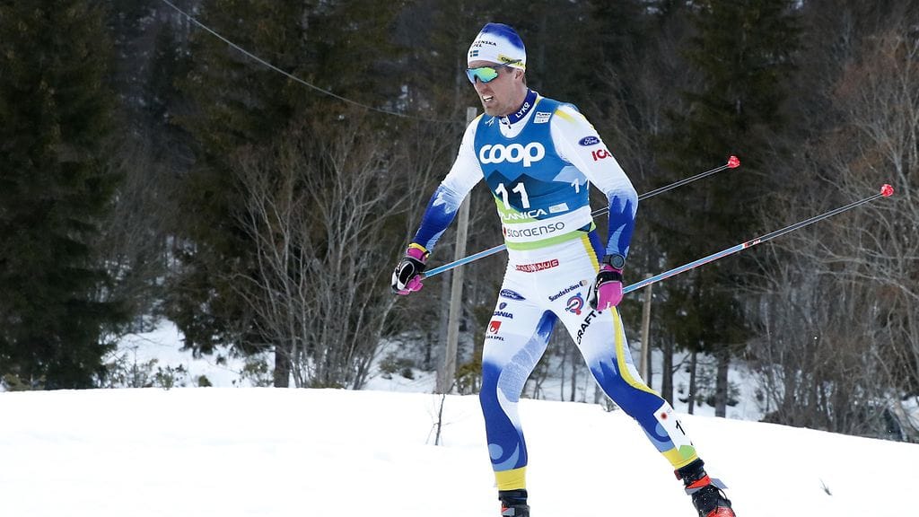 Calle Halfvarsson ei päässyt Lillehammerin yhdistelmäkisassa hiihtämään vapaan osuutta.