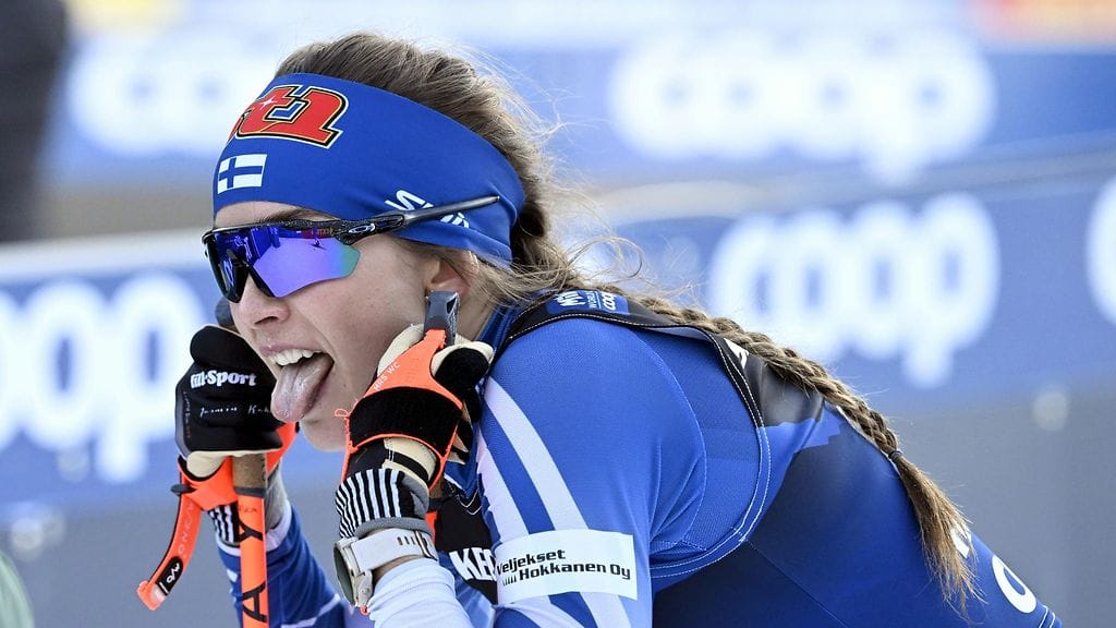 Jasmin Kähärä jaksoi hyvin erästä toiseen.