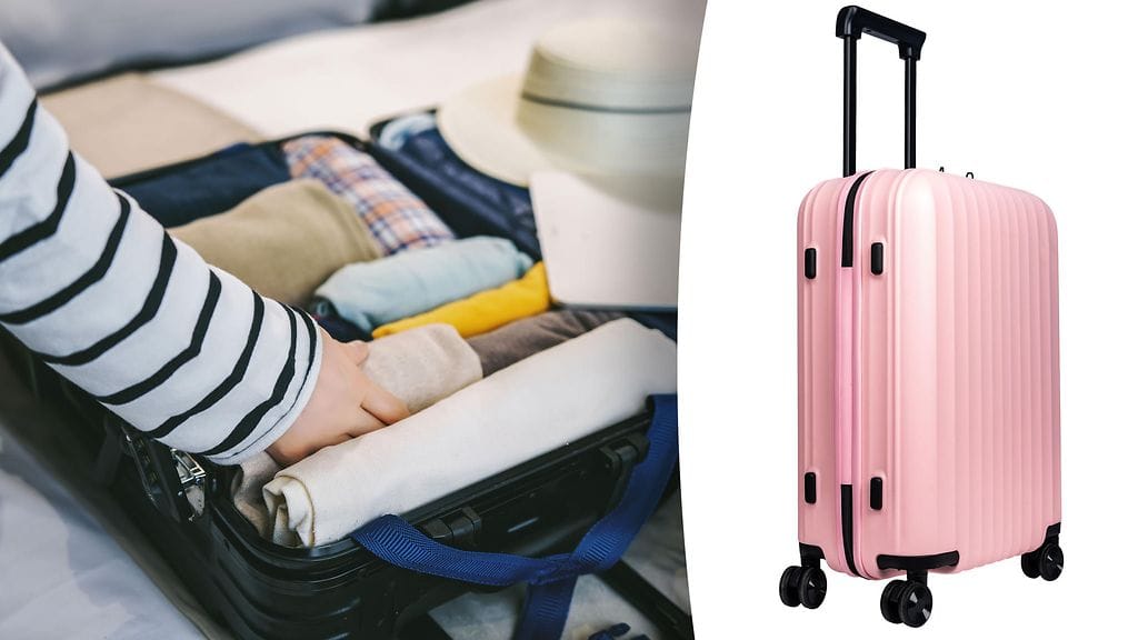 Vaatteet voi pakata laukkuun yllättävälläkin tavalla.