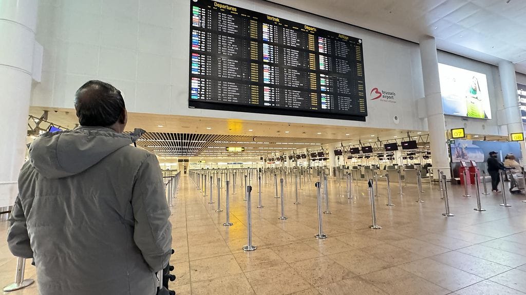 Brysselin lentokenttä suljettu droonihavainnon takia/ kuvituskuva