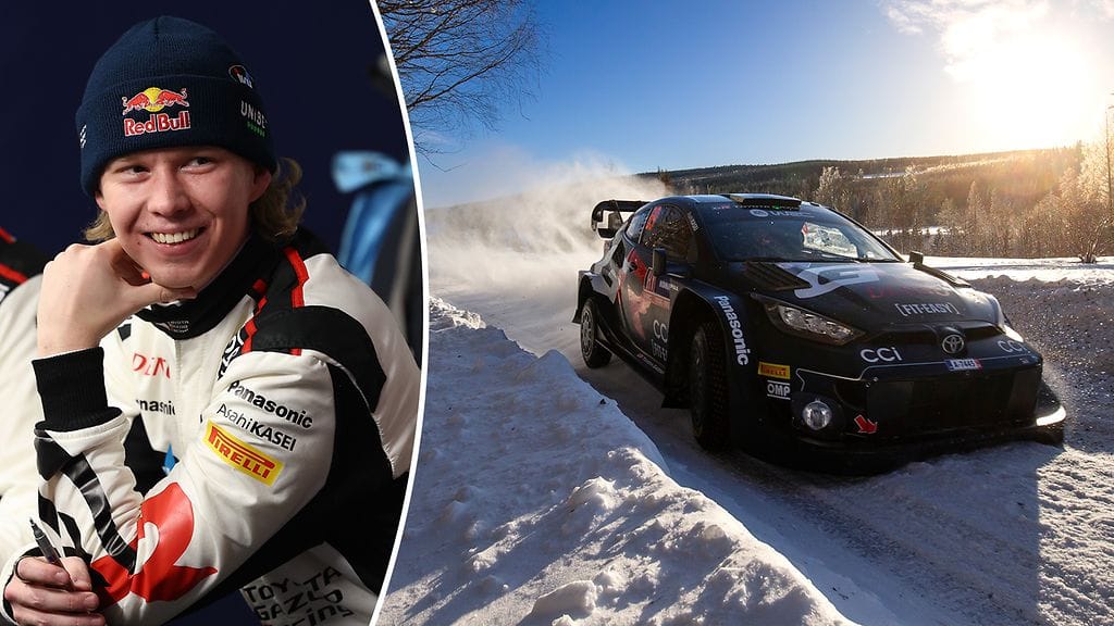 Kalle Rovanperän on Ruotsin MM-rallin suursuosikki.