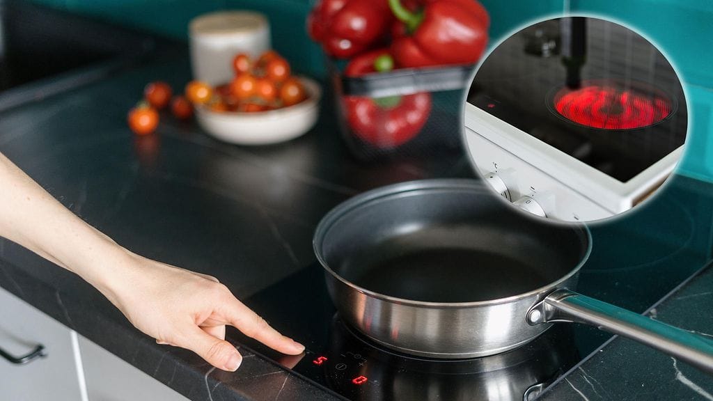 Miten induktiolieden oikein erottaa keraamisesta?