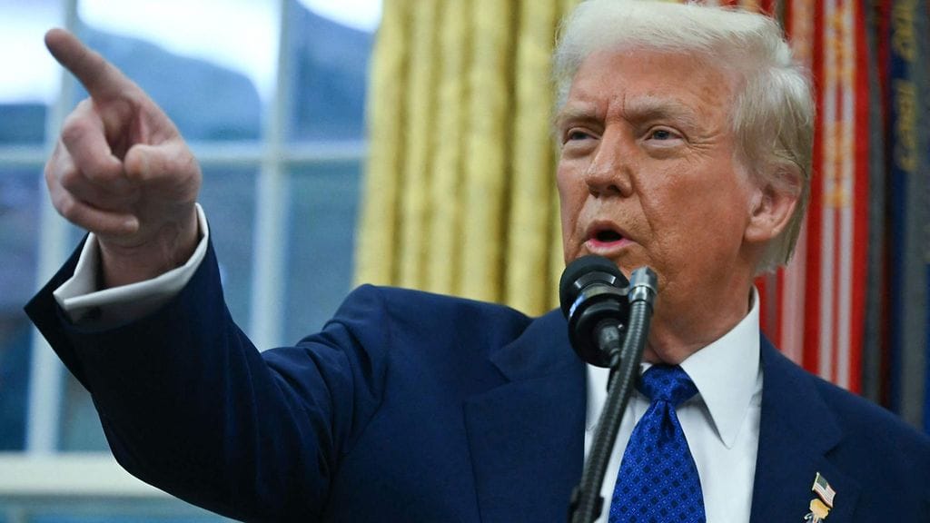 Kuvassa Yhdysvaltain presidentti Donald Trump.