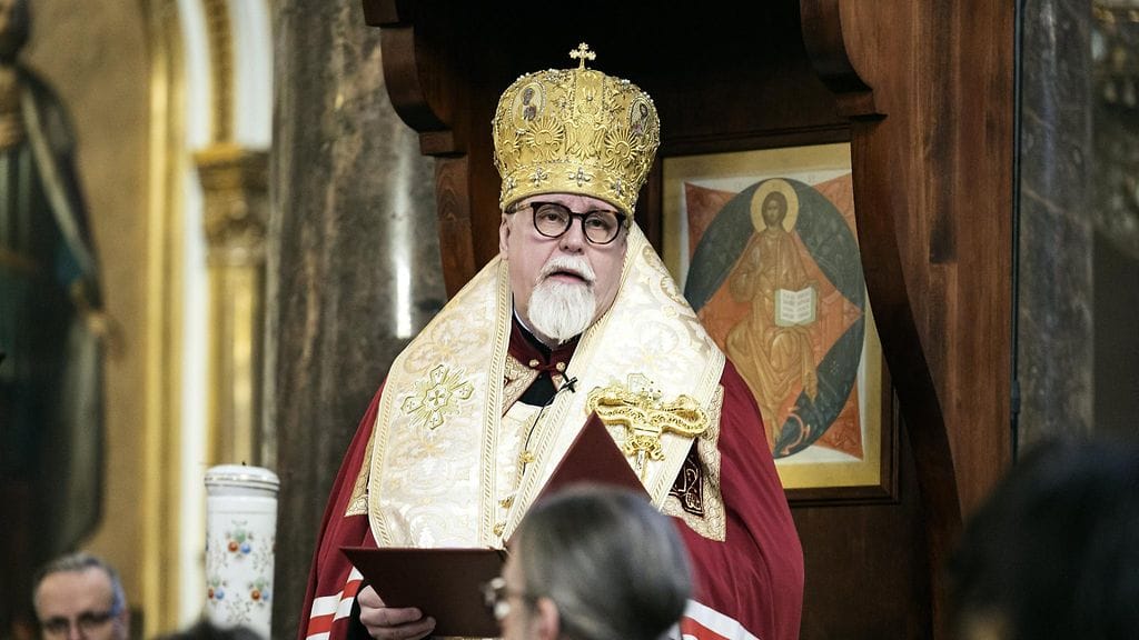 Suomen ortodoksisen kirkon päämies arkkipiispa Elia asetettiin toimeen Uspenskin katedraalissa pidetyssä liturgiassa joulukuussa 2024