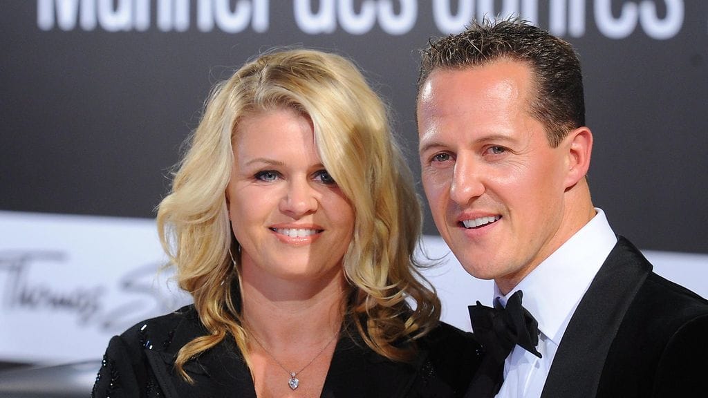 Corinna ja Michael Schumacher kuvattuna vuonna 2010.