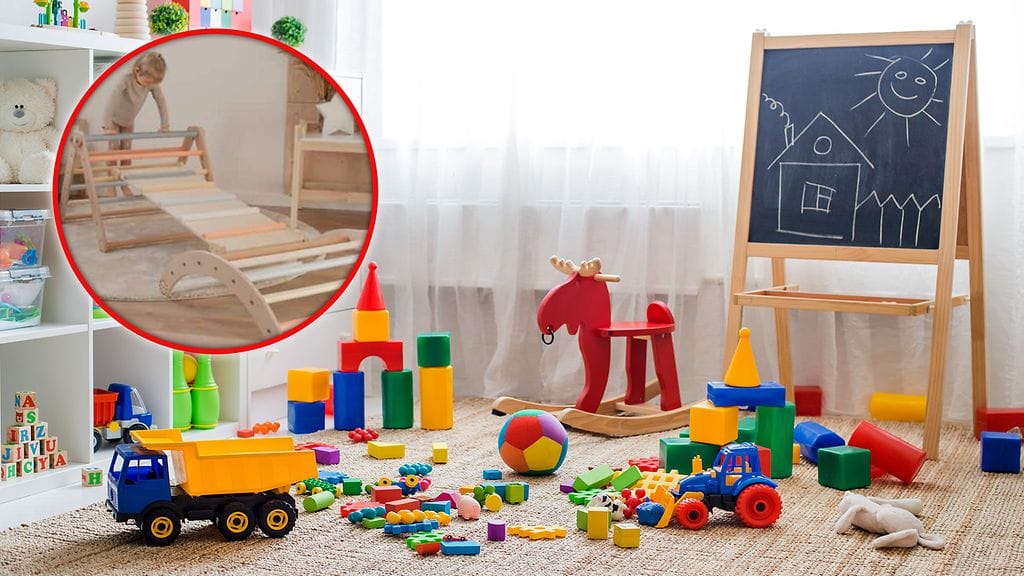 Kiipeilysetissä piilee loukkaantumisen riski. Taustalla kuvituskuva.