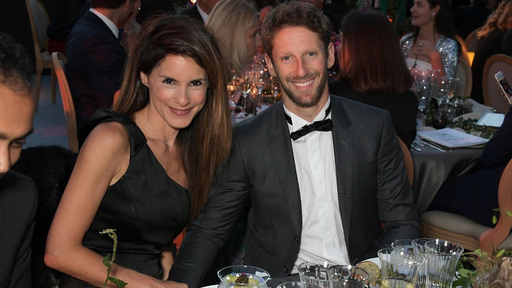 Marion ja Romain Grosjean ovat olleet naimissa vuodesta 2012.