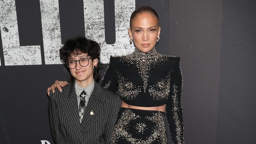 Jennifer Lopez yhdessä lapsensa Emmen kanssa.