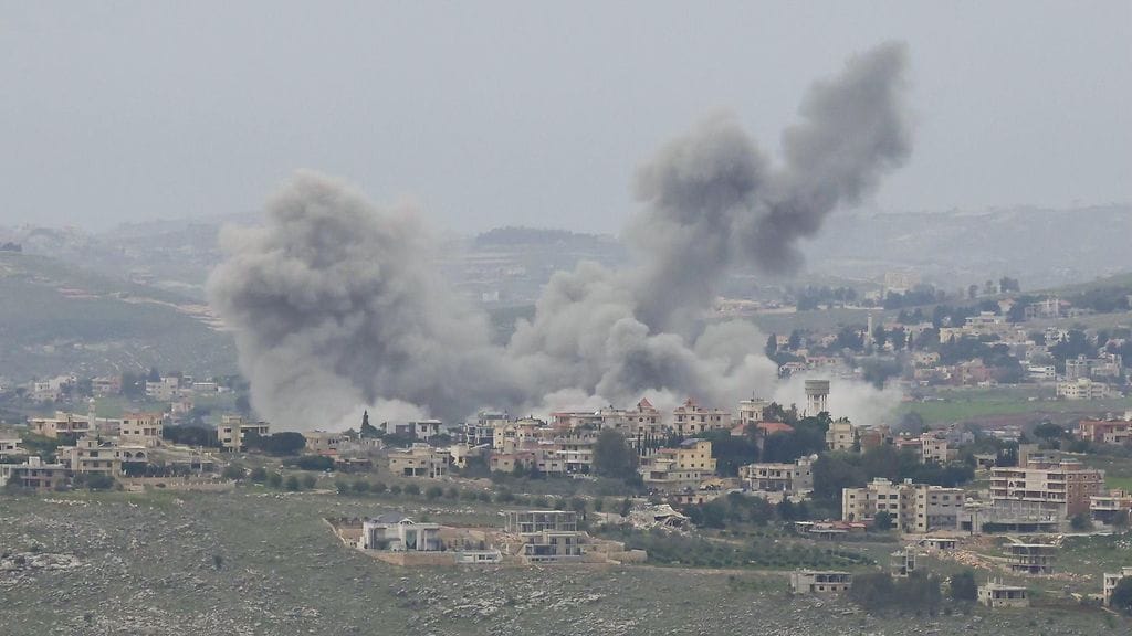 Kuvituskuva Libanonista 28. maaliskuuta 2025 Israelin iskun jälkeen.