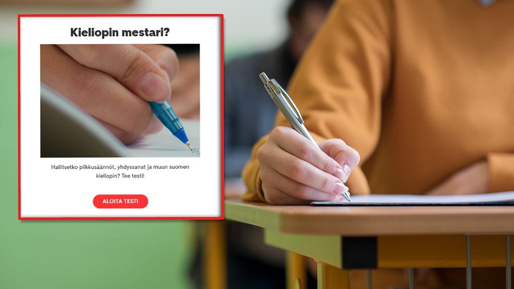 Todellinen kielipoliisi saa testistä kaikki oikein. Tee testi alla.