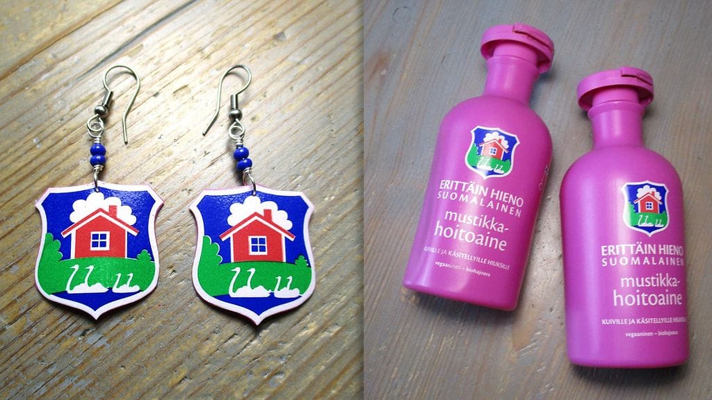 Virpi teki erittäin hieno suomalainen bastu -korvikset.