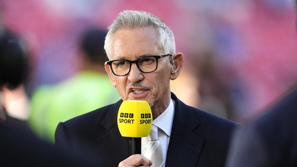 Gary Lineker poistuu BBC:ltä.