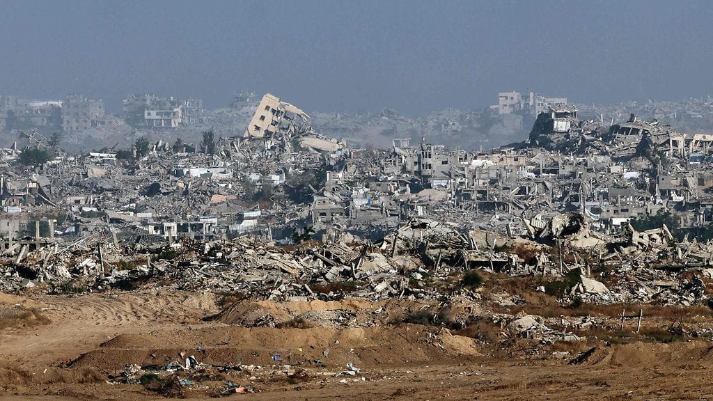 Israel ei ole vahvistanut ehdotuksen hyväksymistä. Kuva Gazan pohjoisosasta 29. toukokuuta.