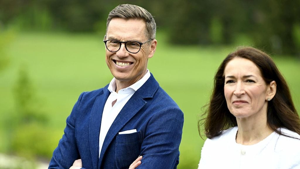 Presidenttipari Alexander Stubb ja Suzanne Innes-Stubb Kultarannassa