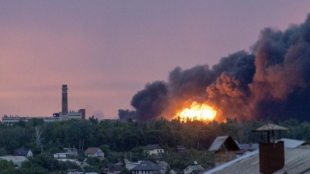 Kuva Venäjän iskusta Harkovaan 7. kesäkuuta