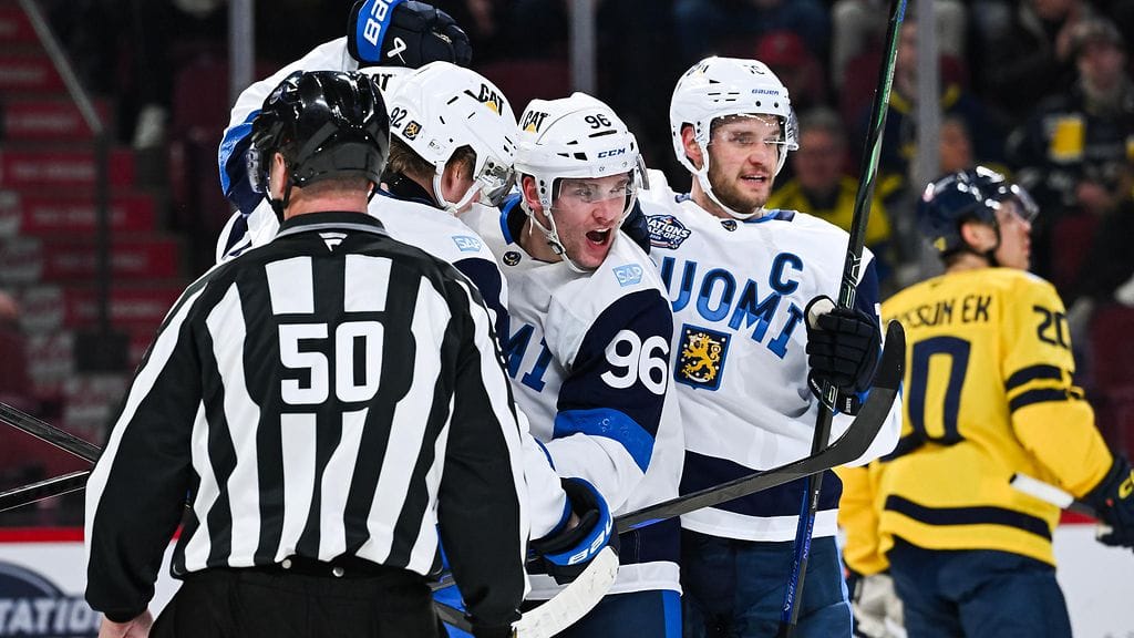 Mikko Rantanen ja Aleksander Barkov ovat mukana Leijonien olympiajoukkueessa.